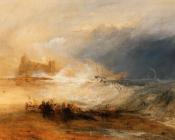 Wreckers,Coast of Northumberland - 约瑟夫·玛罗德·威廉·透纳